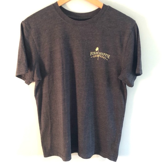 Fish Hippie Rumfront Short-Sleeve Tee. Size Medium. - Picture 1 of 6